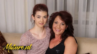 18 Year Old Student Tera Link Has a Lot Of Fun With Her Hairy Mature Tutor Red Mary!