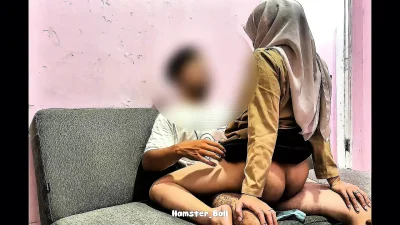 Teacher Desi Malay Teaches Her Hijab-Wearing Scout Students to Fuck